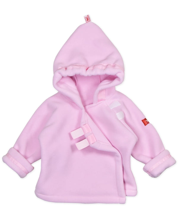 Fleece Jacket Wrap Close- Light Pink