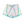 Elise Short- Cotton Candy Pink, Sunshine Yellow Ministripe, Totally Turquoise