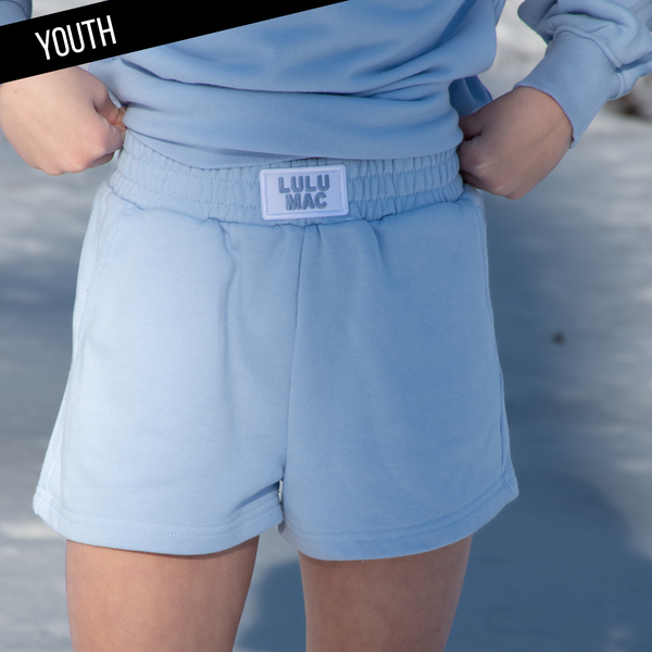 Terry Cloth Short- Light Blue