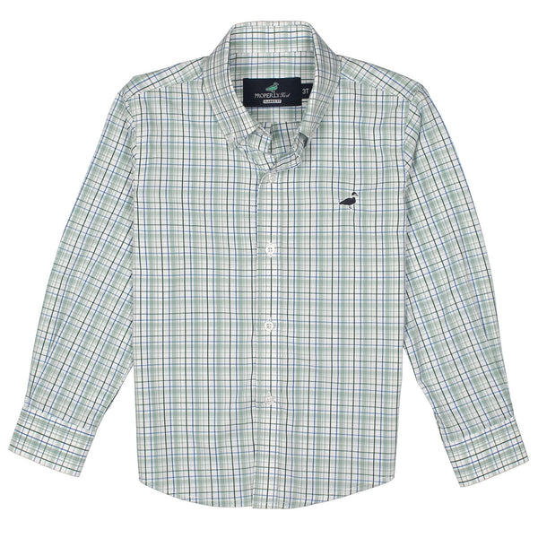 Seasonal Sportshirt- Sage Stream