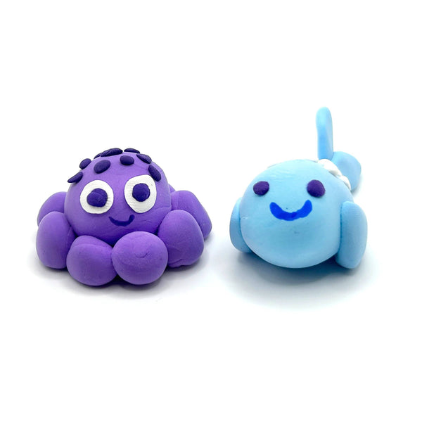 Air Dry Clay BFFs Kit - Ocean Pals (Set of 4 Color)