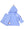 Fleece Jacket Wrap Close- Light Blue