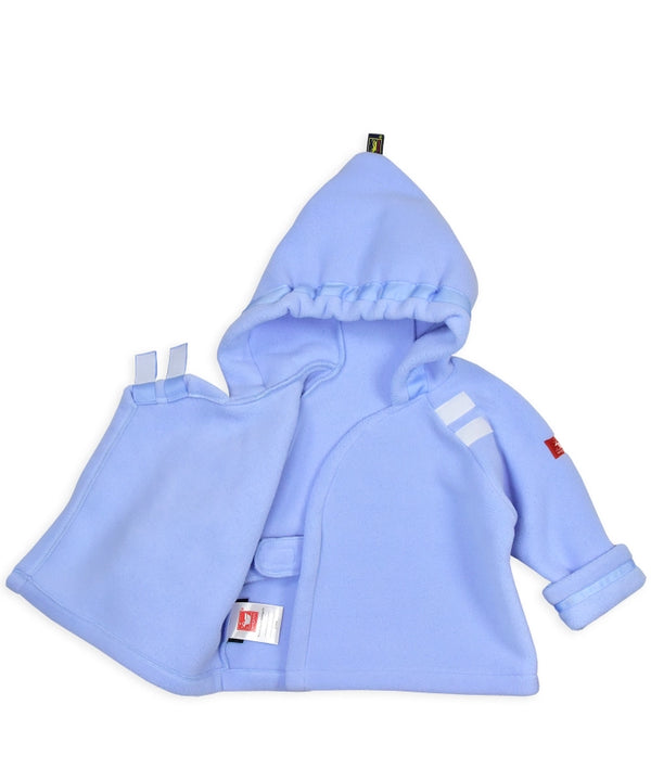 Fleece Jacket Wrap Close- Light Blue
