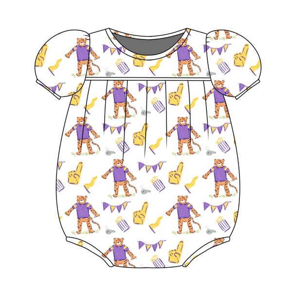 Abigail Bubble- Game Day Purple and Gold