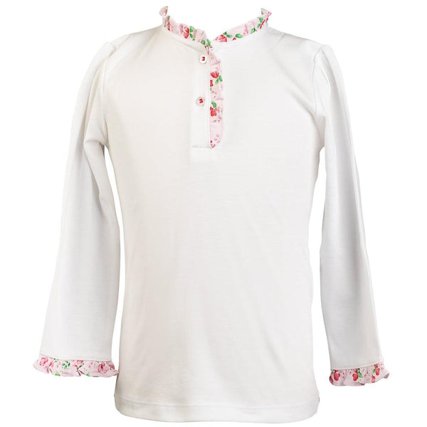 Zinnia Blooms Floral Shirt