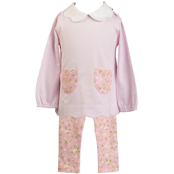 Pink Petal Tunic Set