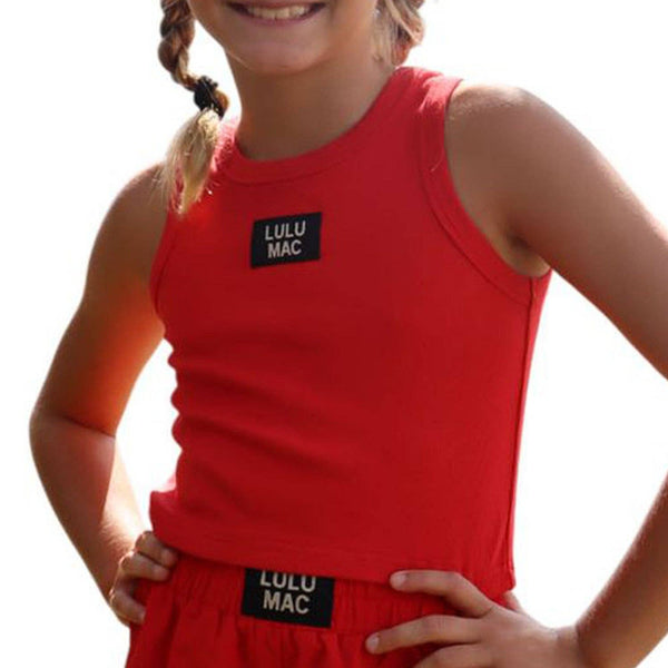Red Solid Tank
