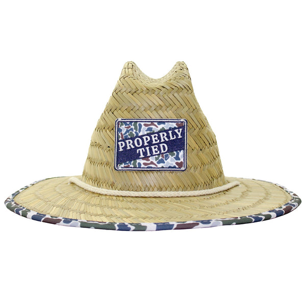 Cabo Straw Hat Terra Camo