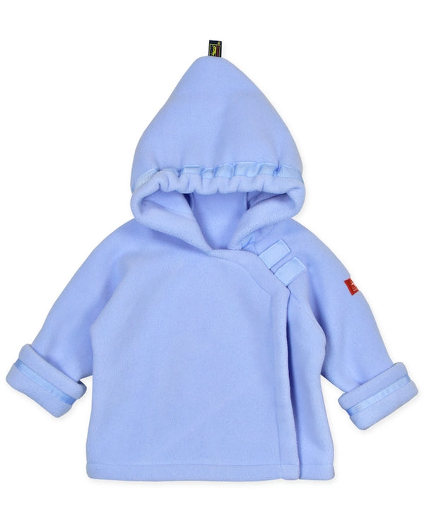 Fleece Jacket Wrap Close- Light Blue