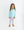 1/4 Zip Ruffle Pullover- Rainbow