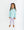 1/4 Zip Ruffle Pullover- Rainbow