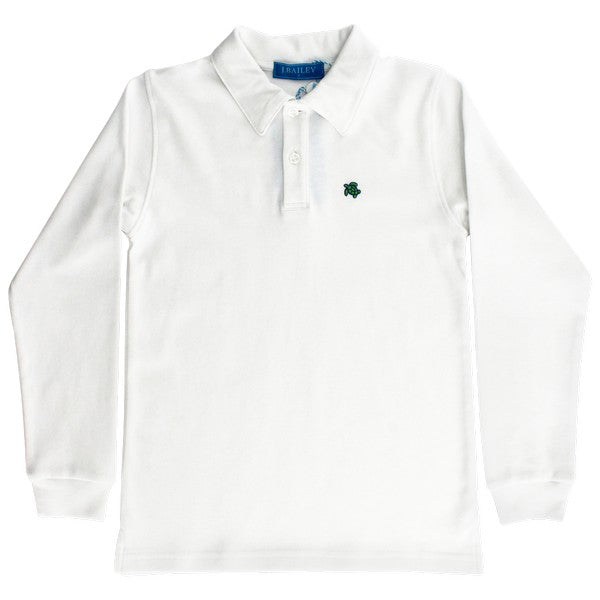 Harry L/S Polo- White