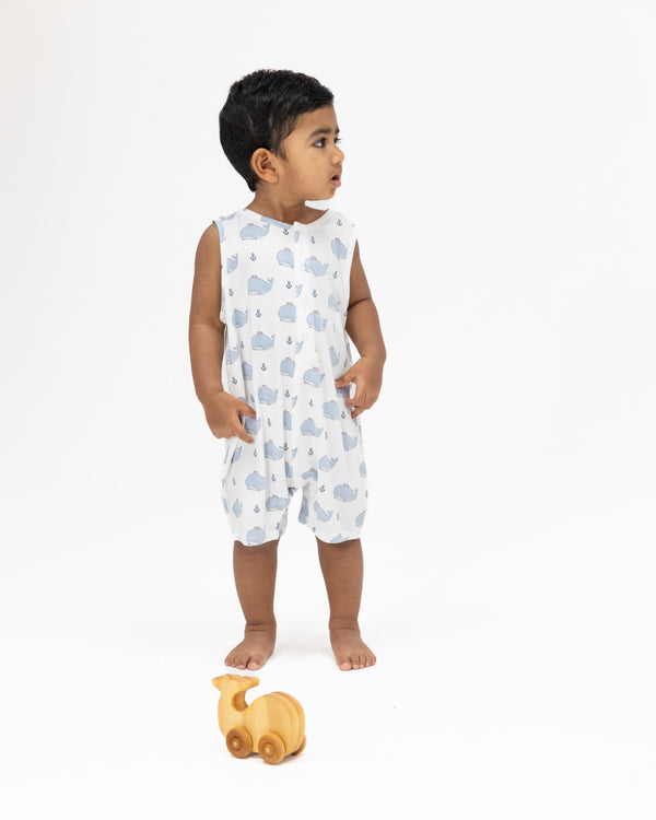 Bubbly Whales Romper