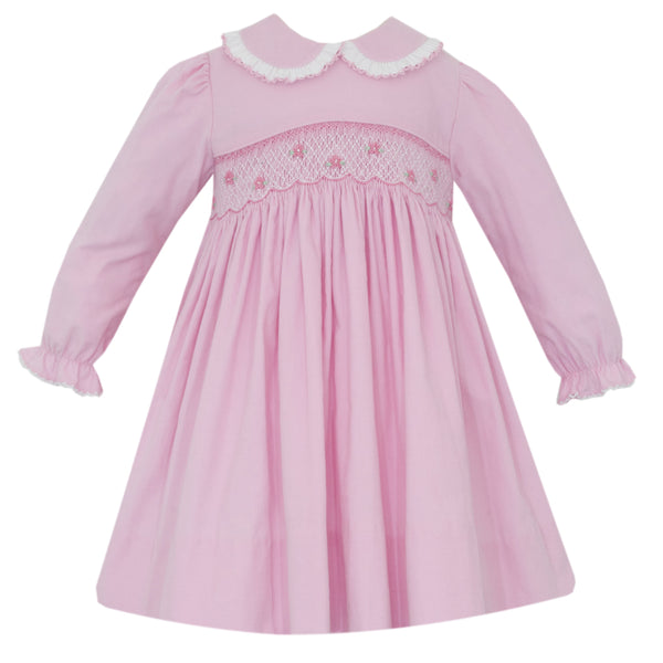 Charlotte Dress- Pink Corduroy