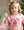 Pink Candy Cane Rollneck Sweater