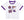 Sequin Football Elements Boxy T- Tigers Purple/Gold