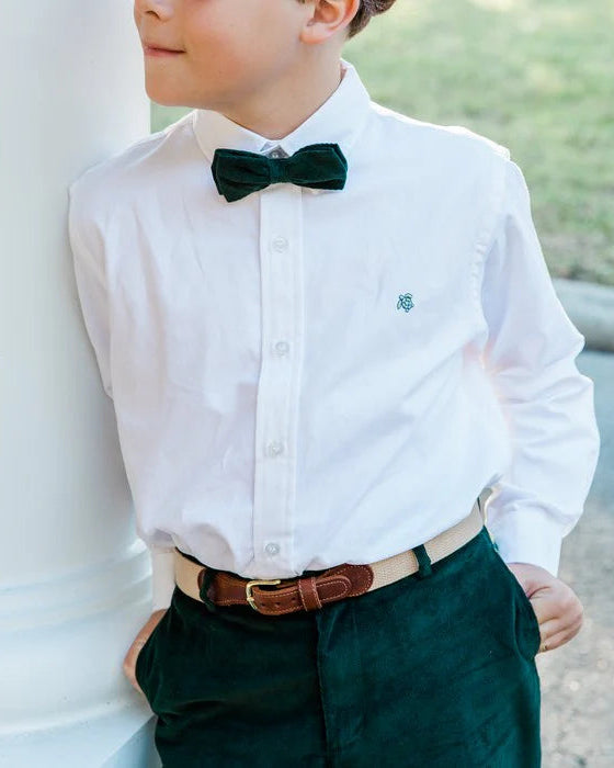 Roscoe Button Down- White Oxford