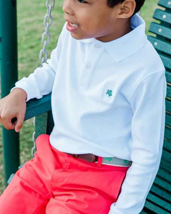 Harry L/S Polo- White