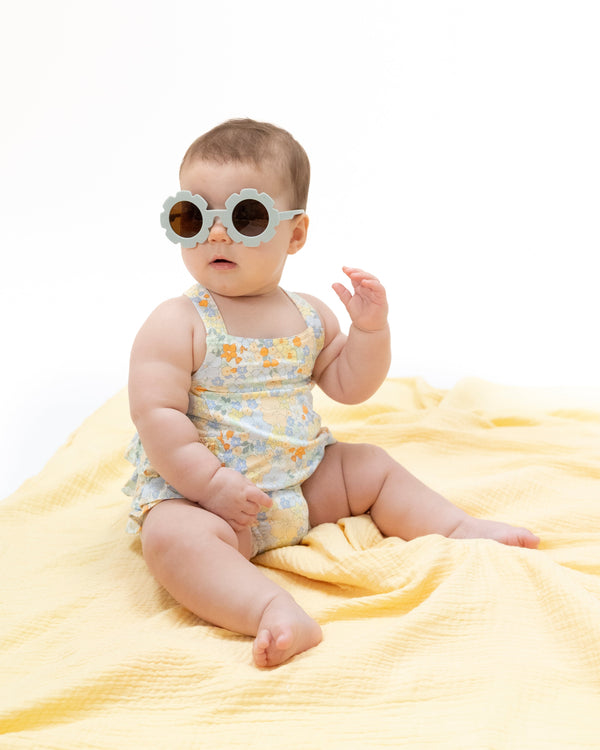 Georgia Floral Ruffle Sunsuit