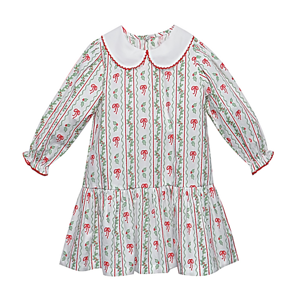 Carrington Dress- Bow & Berries