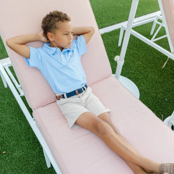 Performance S/S Henry Polo- Blue/White