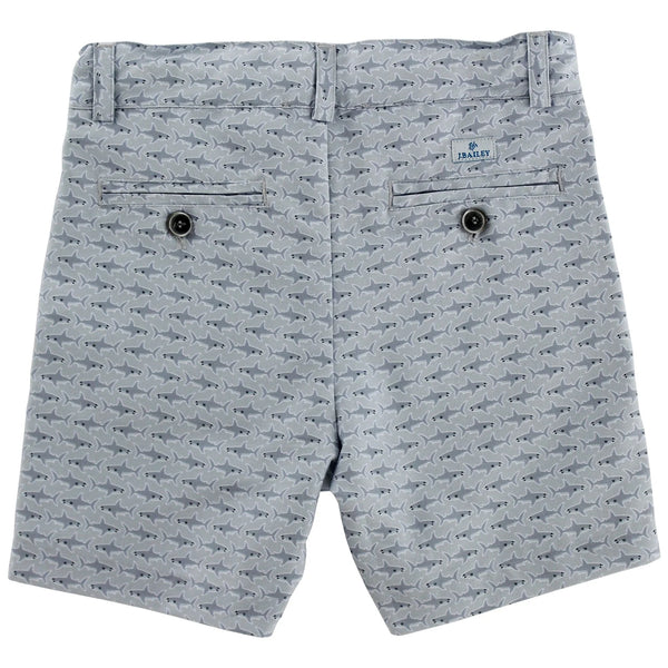 Shorts- Sharks On Grey