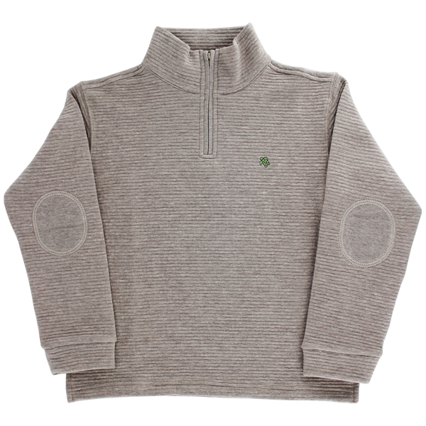 Glenn Half Zip- Almond