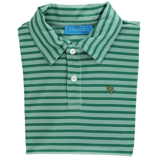Performance Harry L/S Polo- Evergreen