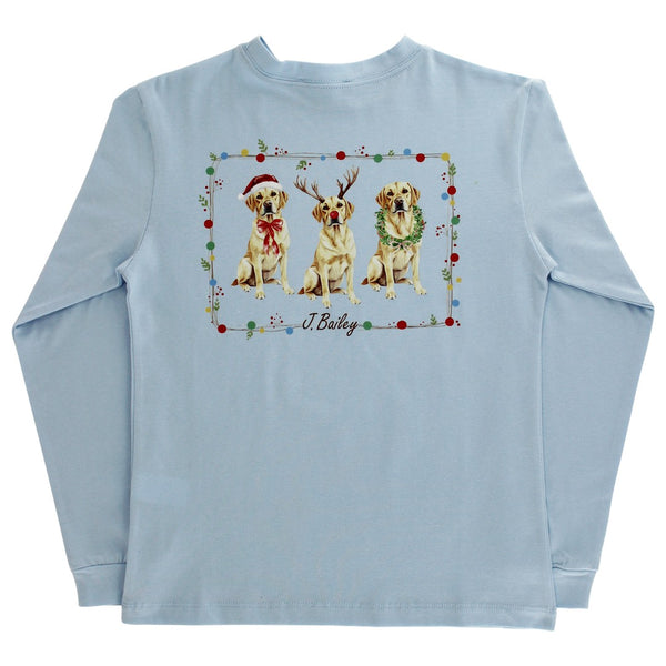 L/S Logo Tee- Christmas Labs