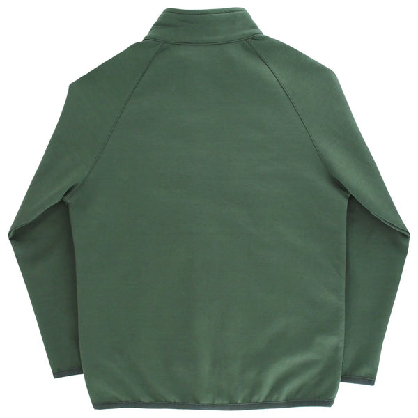 Quilted Bomber Jacket- Green