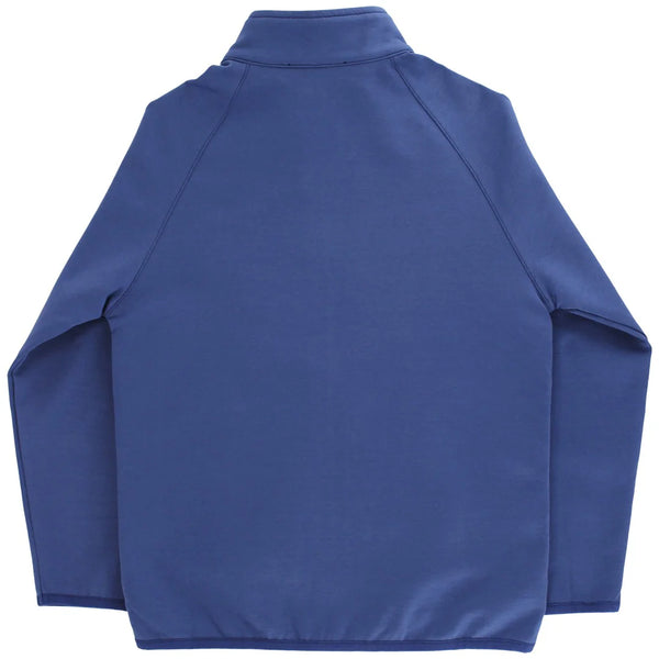 Quilted Bomber Jacket- Navy