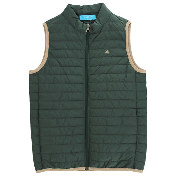 Quilted Vest- Forest