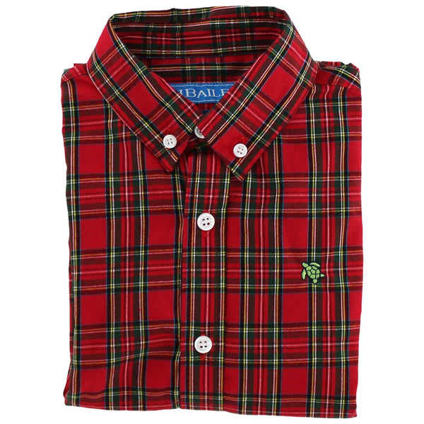 Roscoe Button Down Shirt- Tartan