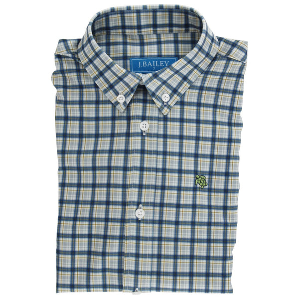 Performance Button Down- Stone