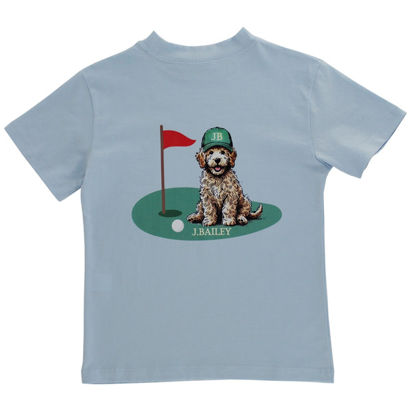 Logo Tee- Augusta Dog on Bayberry