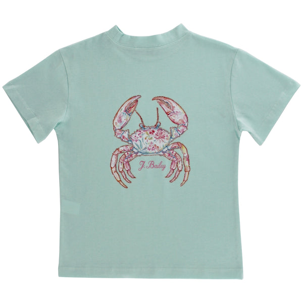 Logo Tee- Crab on Seaglass
