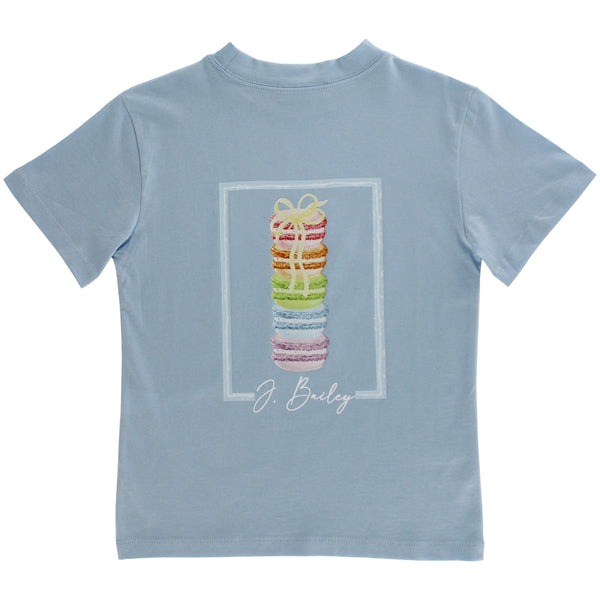 Logo Tee- Macaroons on Bayberry