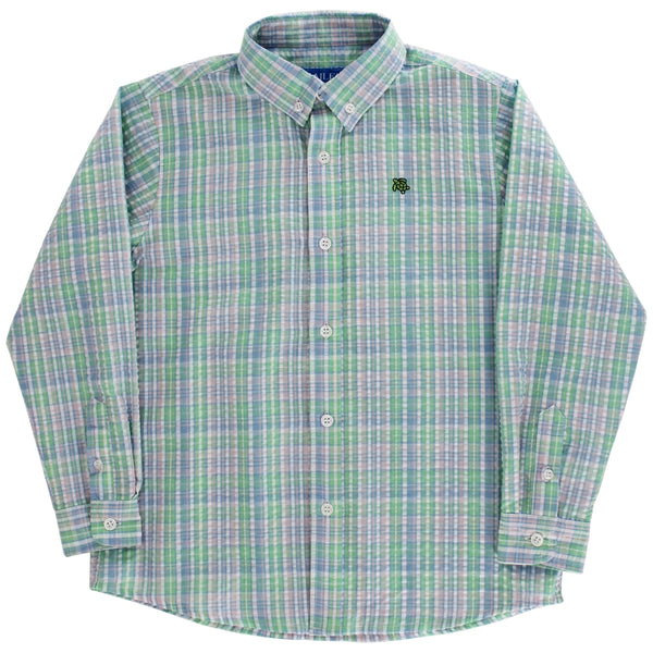Roscoe Button Down Shirt- Canterbury Seersucker