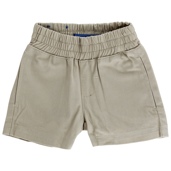 Pull On Short- Khaki Twill