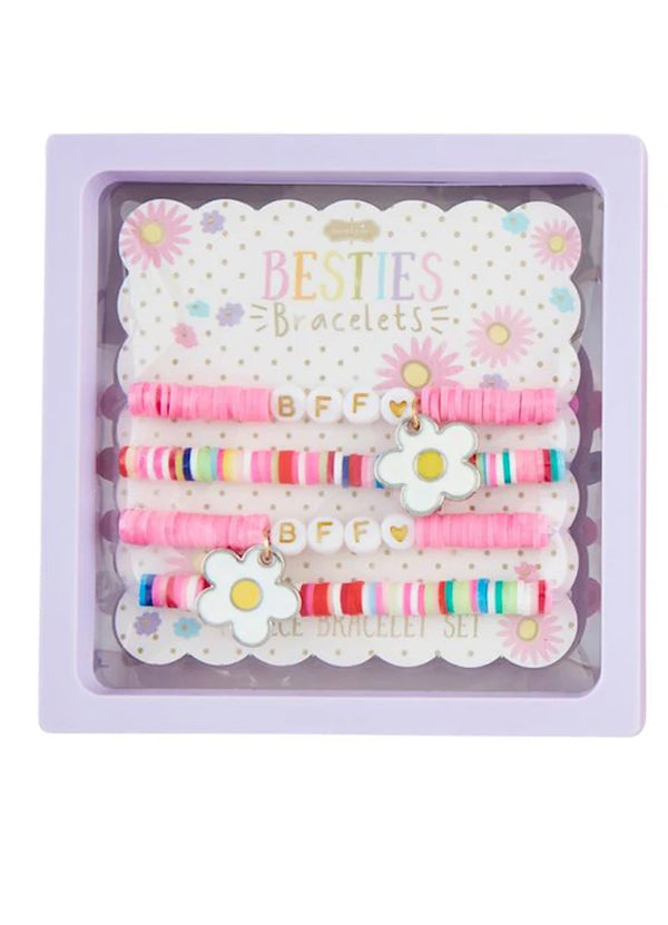 Flower BFF Beaded Bracelets