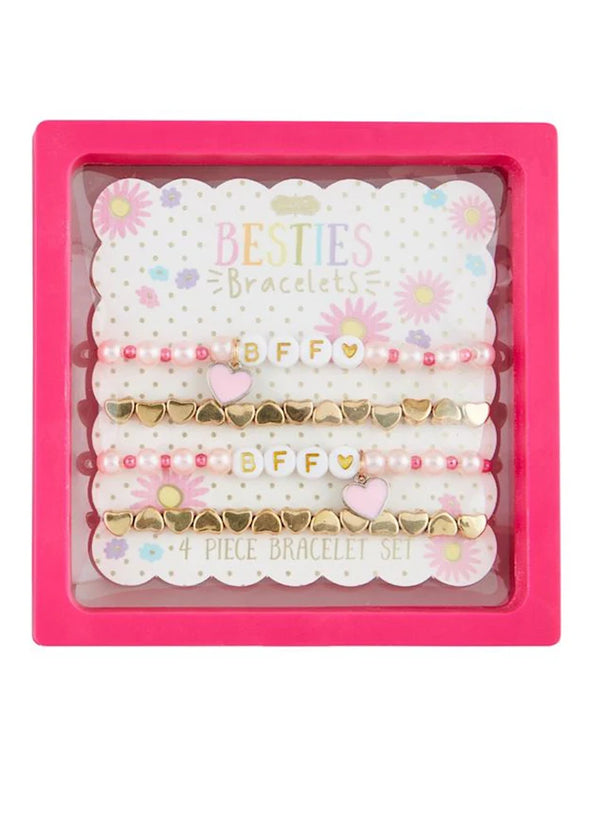 Hearts BFF Beaded Bracelets