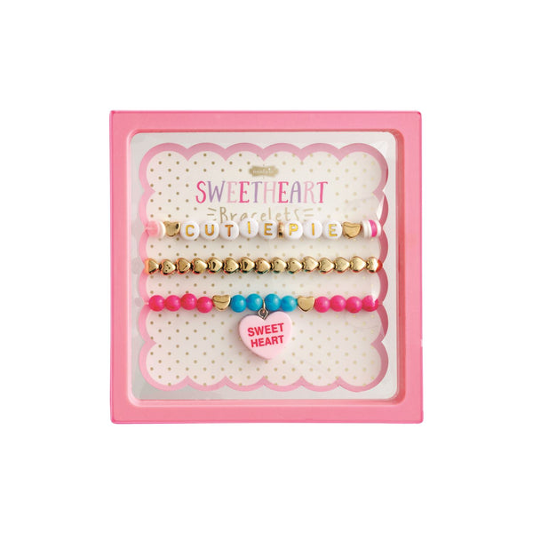 Sweetheart Beaded Bracelet Set
