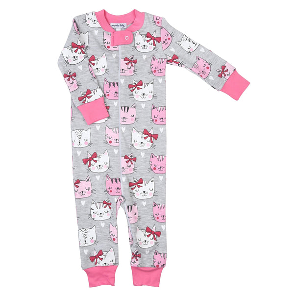 Sassy Kitty Kat Zipped Pajamas