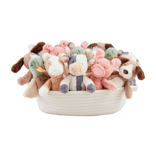 Farm Plush Rattle Pals- Duck