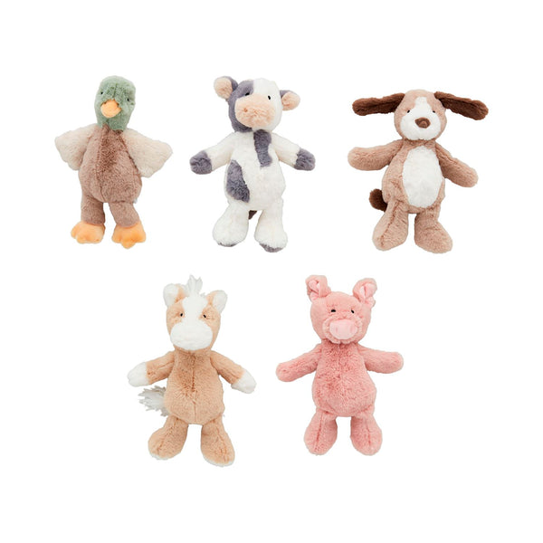 Farm Plush Rattle Pals- Dog