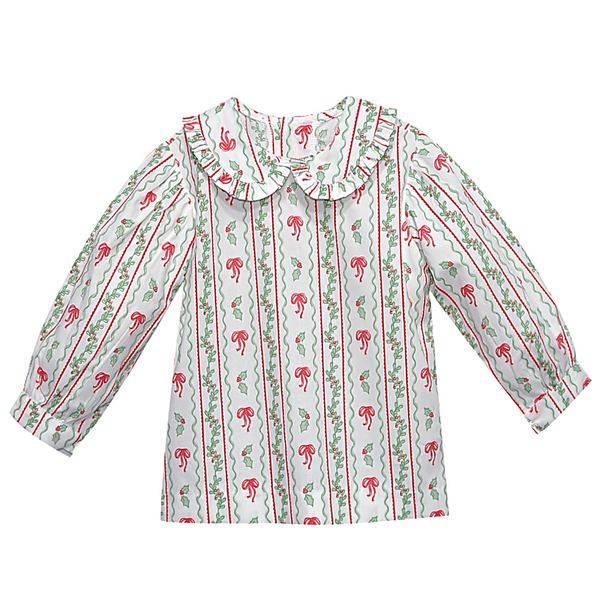 Teagan Blouse- Bow & Berries