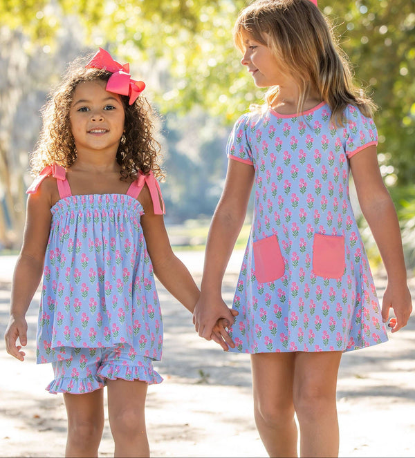 Coral Bouquet Play Dress