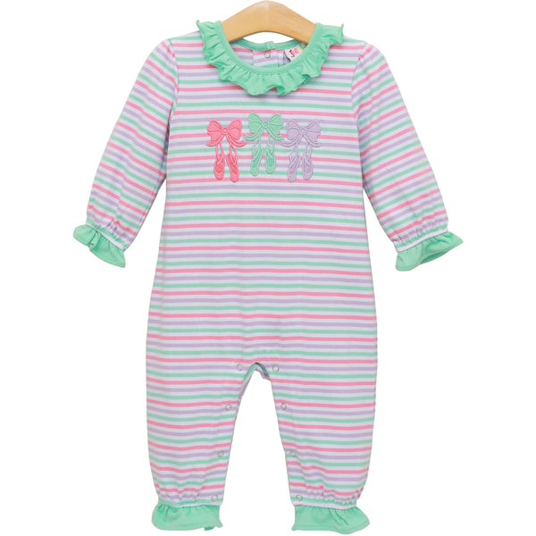 Bows & Ballet Ruffle Romper