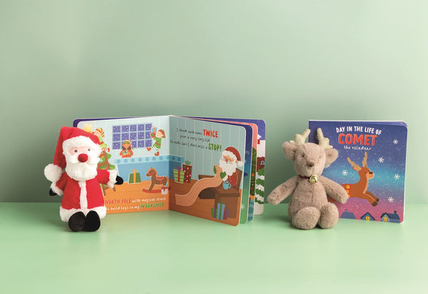 Santa Book With Plush