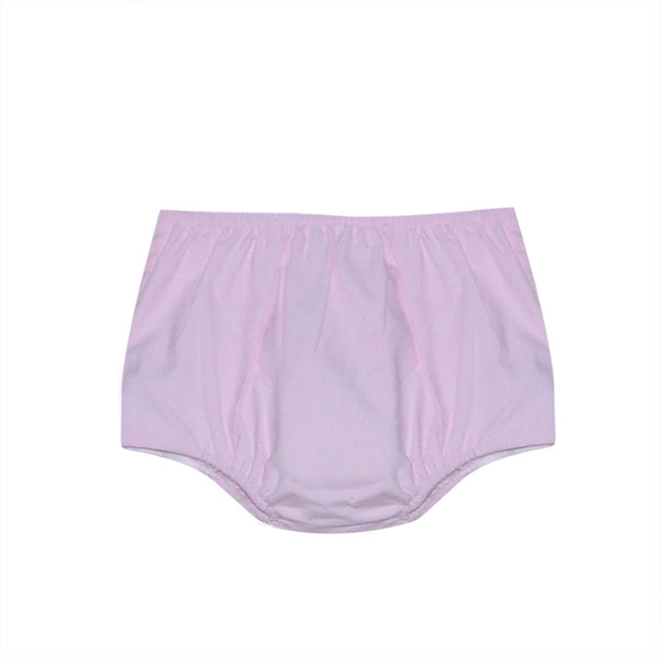 Landon Diaper Cover- Pink Micro Gingham